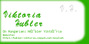 viktoria hubler business card